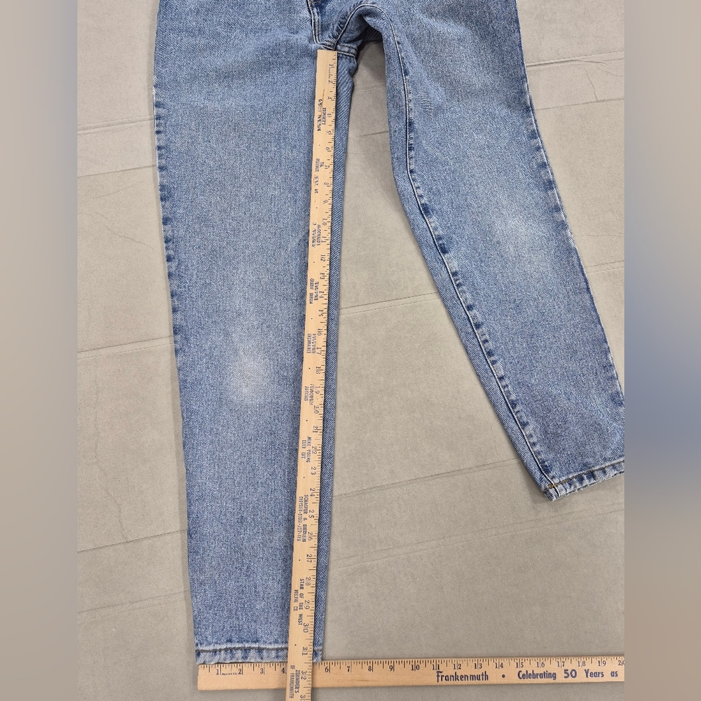 Vintage 90s Pepe Jeans London jeans women's 28 high rise tapered leg cotton - Picture 8 of 12